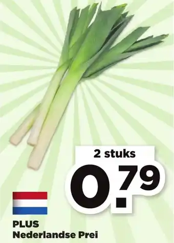 PLUS PLUS Nederlandse Prei 2st aanbieding