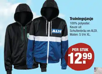 ALDI Trainingsjasje S t/m  XL aanbieding