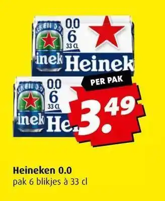 Boni Heineken 0.0 aanbieding