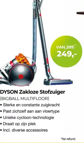 EP Beerepoot Dyson zakloze stofzuiger (bigball multifloor) aanbieding