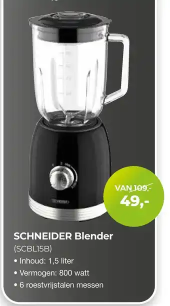 EP Beerepoot Schneider blender (scbl15b) aanbieding