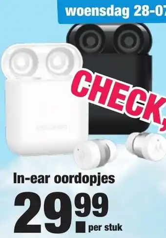 ALDI In-ear oordopjes aanbieding