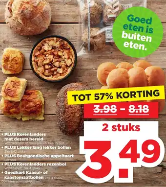 PLUS PLUS verse bollen en taartje 2st aanbieding