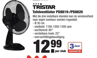 ALDI Tristar Tafelventilator PD8819-/PD8820 aanbieding