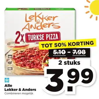 PLUS Lekker & Anders 2st aanbieding