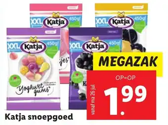 Lidl Katja snoepgoed aanbieding