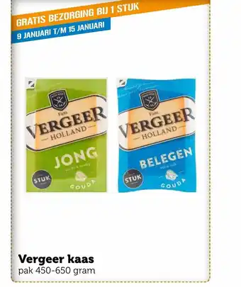 Coop Vergeer kaas pak 450-650 gram aanbieding