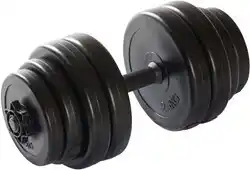 Fitwinkel.nl Virtufit verstelbare dumbbell - vinyl - 15 kg aanbieding