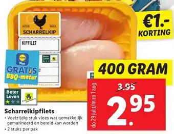 Lidl Scharrelkipfilets 400g aanbieding