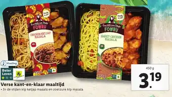 Lidl Verse kant-en-klaar maaltijd 450g aanbieding