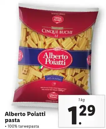 Lidl Alberto Poiatti pasta 1 kg aanbieding