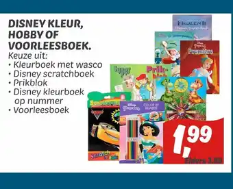 Dekamarkt Disney Kleur, Hobby Of Voorleesboek aanbieding