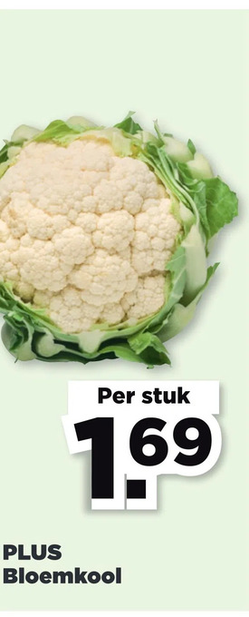 PLUS Plus bloemkool aanbieding