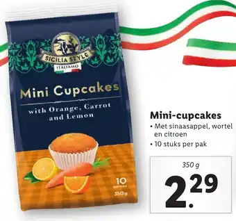 Lidl Mini-cupcakes 350g aanbieding