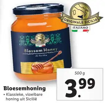 Lidl Bloesemhoning 500g aanbieding