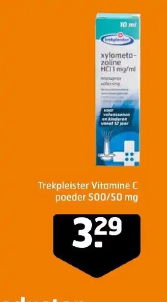 Trekpleister Vitamine C poeder 500/50 mg aanbieding