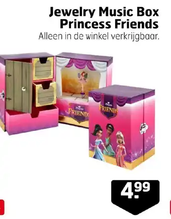 Trekpleister Jewelry Music Box Princess Friends aanbieding