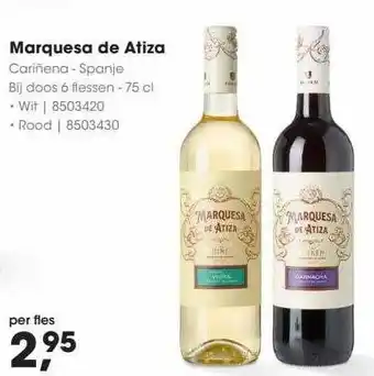 HANOS Marquesa de atiza cariñena aanbieding