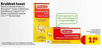 Kruidvat Hoest aanbieding