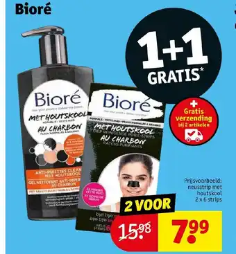 Kruidvat Biore 1+1 gratis aanbieding