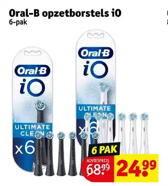 Kruidvat Oral-B opzetborstels iO 6-pak aanbieding