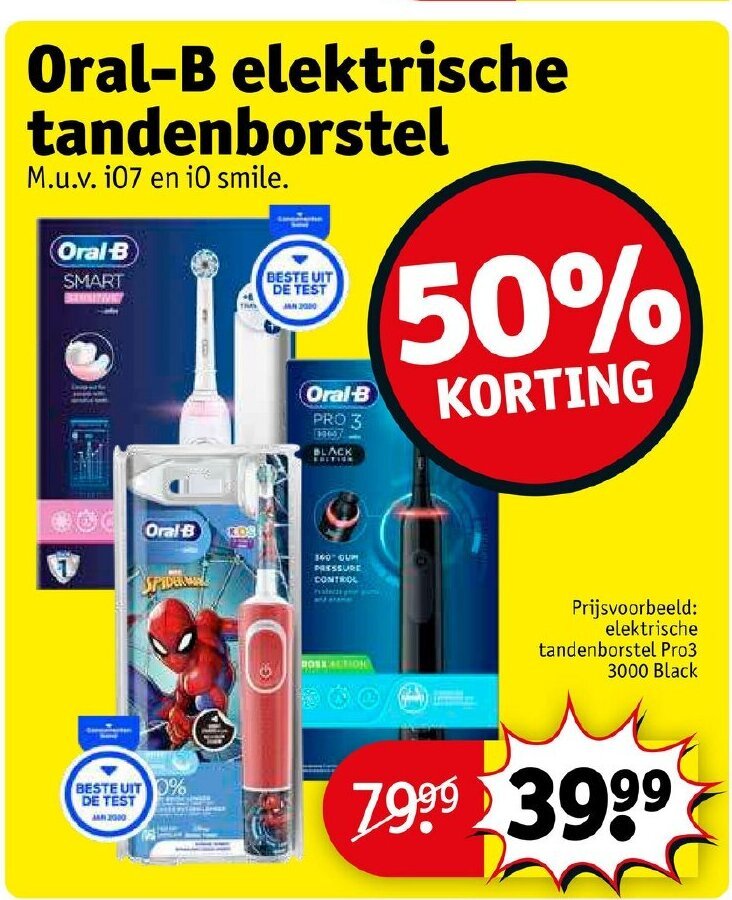 Elektrische tandenborstel reisetui voor Oral-B Pro en de meeste andere merken elektrische