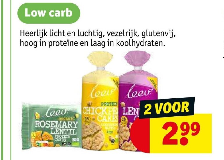 Low carb aanbieding bij Kruidvat