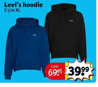 Kruidvat Levi's hoodie S t/m XL aanbieding