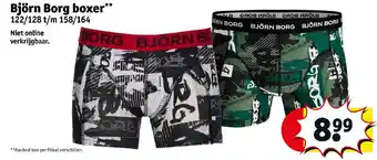 Kruidvat Bjorn Borg boxers 122/128 tm 158/164 aanbieding