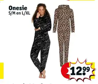 Kruidvat Onesie S/M en L/XL aanbieding