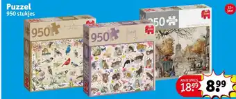 Kruidvat Puzzel 950 stukjes aanbieding