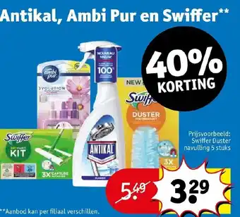 Kruidvat Antikal, Ambi Pur en Swiffer aanbieding