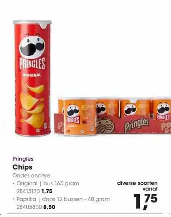 HANOS Pringles chips aanbieding