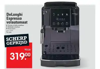 Sligro Delonghi espresso volautomaat aanbieding