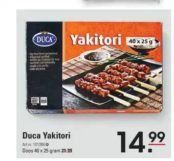 Sligro Duca yakitori aanbieding