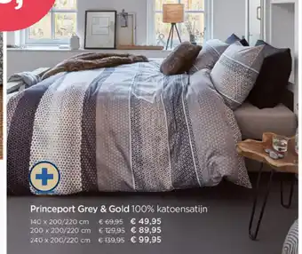 De Laat Slaapexpert Princeport grey & gold aanbieding