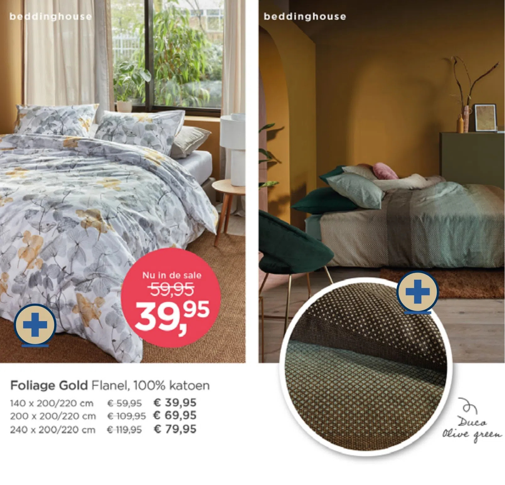 Foliage gold aanbieding bij De Laat Slaapexpert