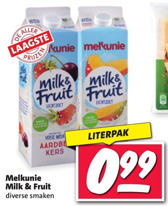 Nettorama Melkunie Milk & Fruit aanbieding