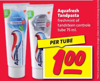 Nettorama Aquafresh Tandpasta 75 ml aanbieding