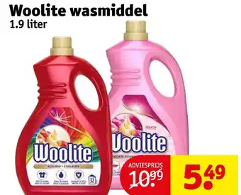 Kruidvat Woolite wasmiddel aanbieding