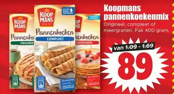 Dirk Koopmans pannenkoekenmix 400 gram aanbieding