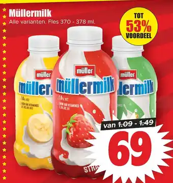 Dirk Mullermilk 370-378 ml aanbieding