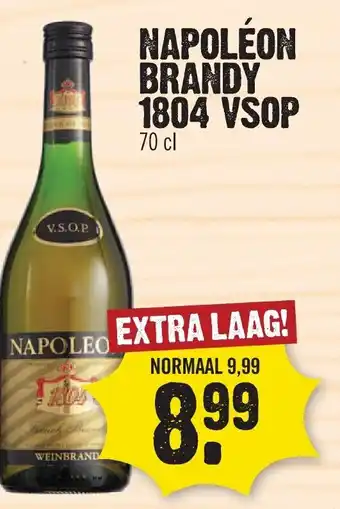 Dirk Napoleon Brandy 1804 Vsop 70 cl aanbieding