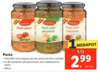 Lidl Pesto aanbieding