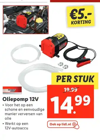 Lidl Oliepomp 12v aanbieding