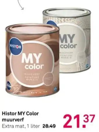 Karwei Histor MY Color muurverf 1 liter aanbieding