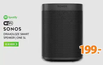 Expert Sonos Draadloze Smart Speaker | ONE SL aanbieding