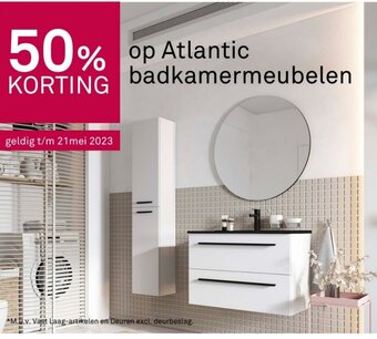 Karwei Atlantic badkamermeubelen aanbieding