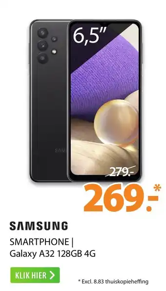 Expert SAMSUNG Smartphone | Galaxy A32 128GB 4G aanbieding