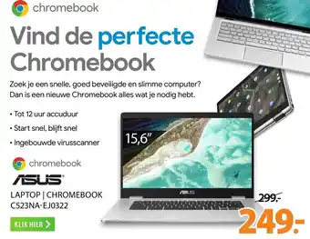 Expert ASUS Laptop | CHROMEBOOK C523NA-EJ0322 aanbieding